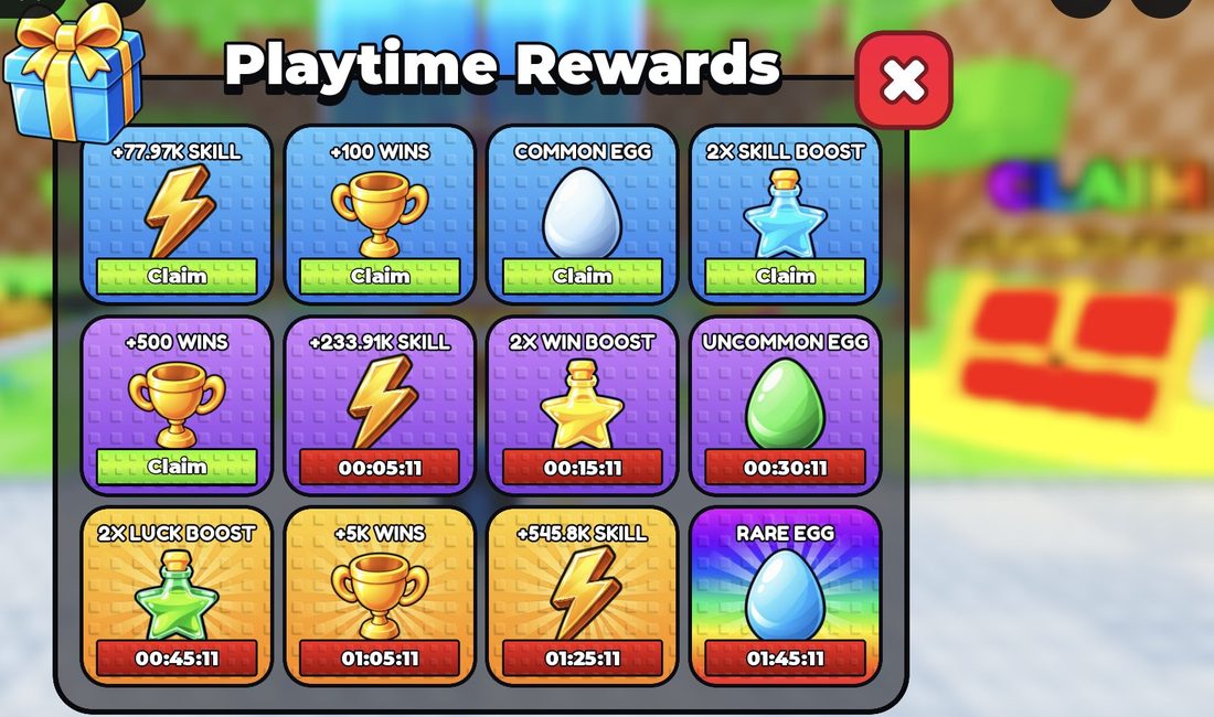 The +100 WINS gift is ready to claim straight away