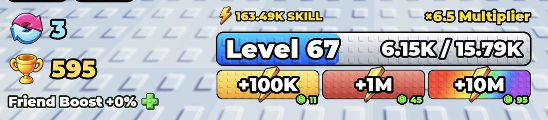 Level 67 with 3 rebirths, still short of the Level 80 cap