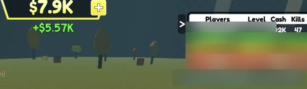 The kill-feed line and cash popup confirm a clone kill
