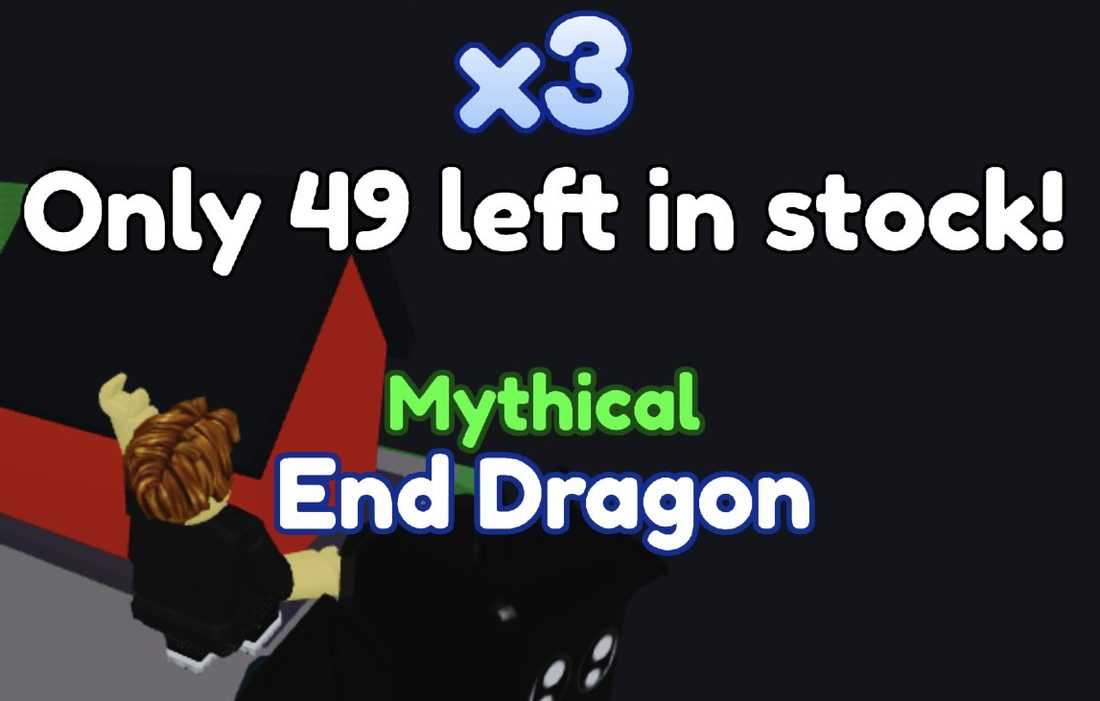 The End Dragon is Mythical and sold in limited stock
